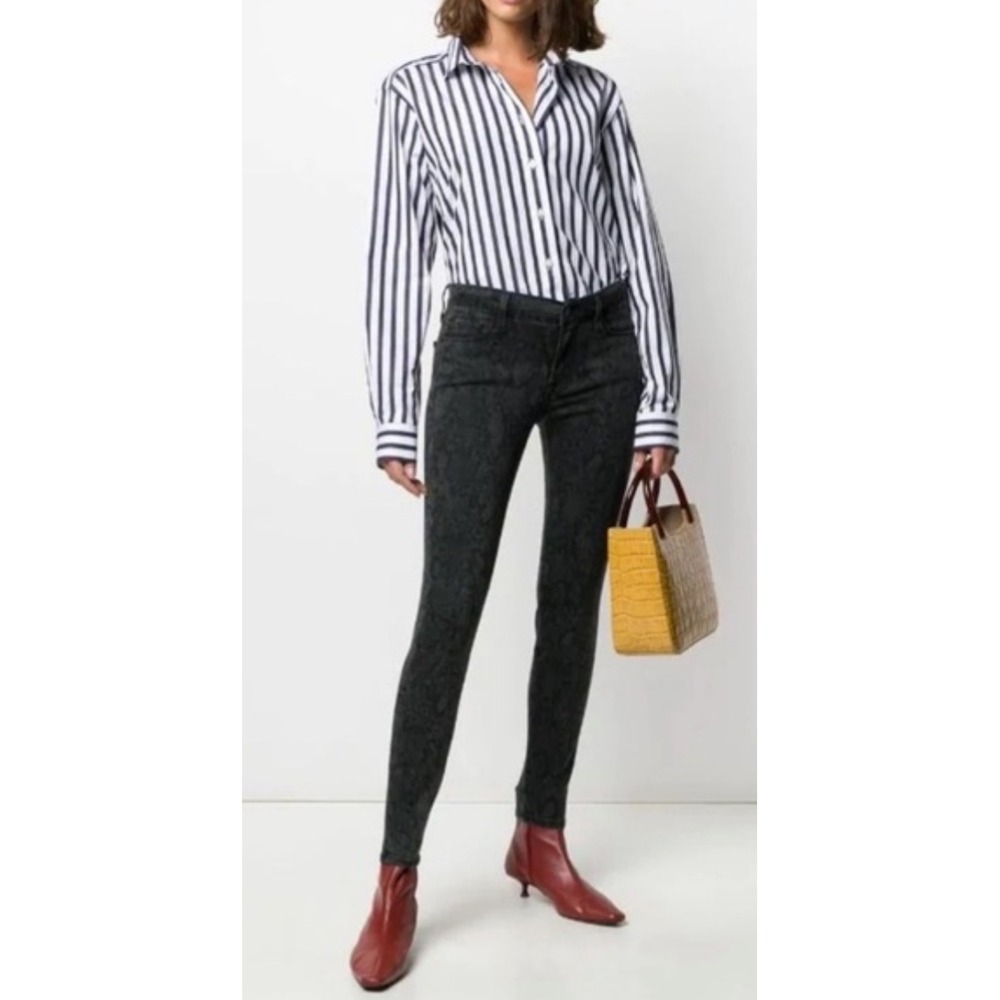 FRAME‎ Le Skinny de Jeanne Tonal Python Skinny Jeans Women's Size 30